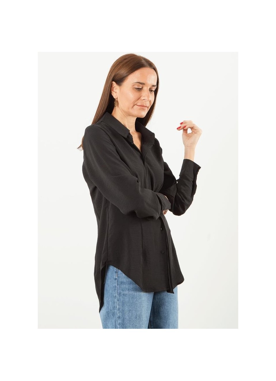 Camisa entallada pinzas