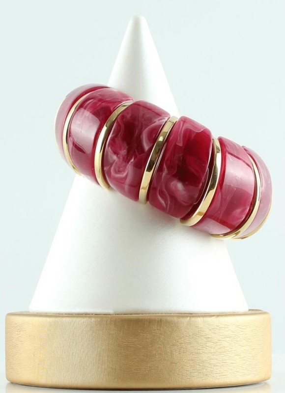Pulsera elástica efecto nacar
