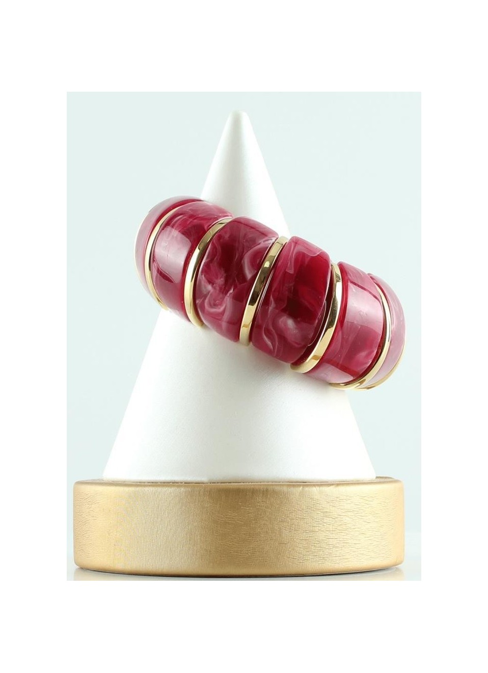 Pulsera elástica efecto nacar