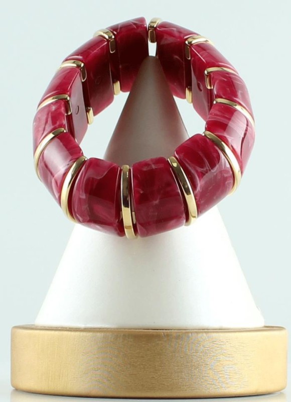 Pulsera elástica efecto nacar