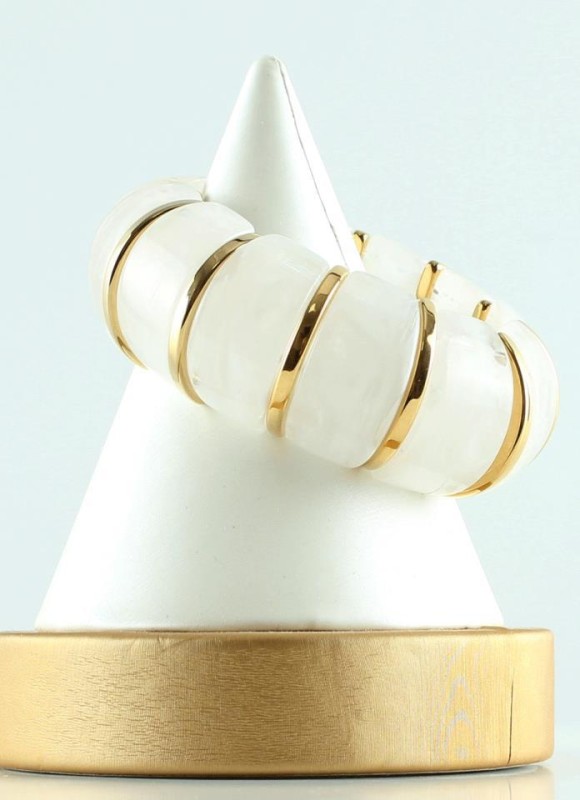 Pulsera elástica efecto nacar