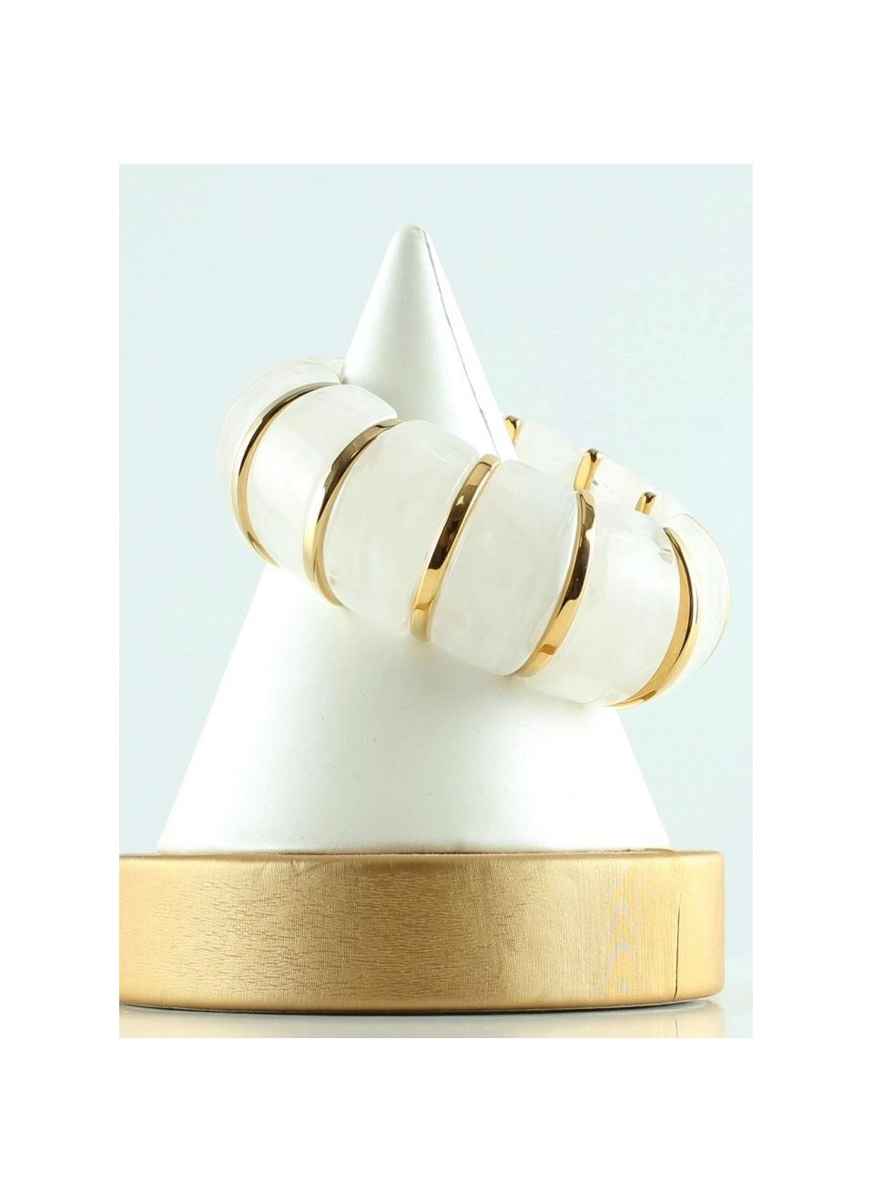 Pulsera elástica efecto nacar