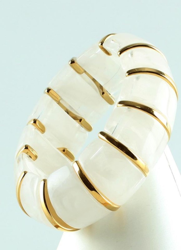 Pulsera elástica efecto nacar