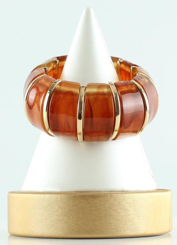 Pulsera elástica efecto nacar