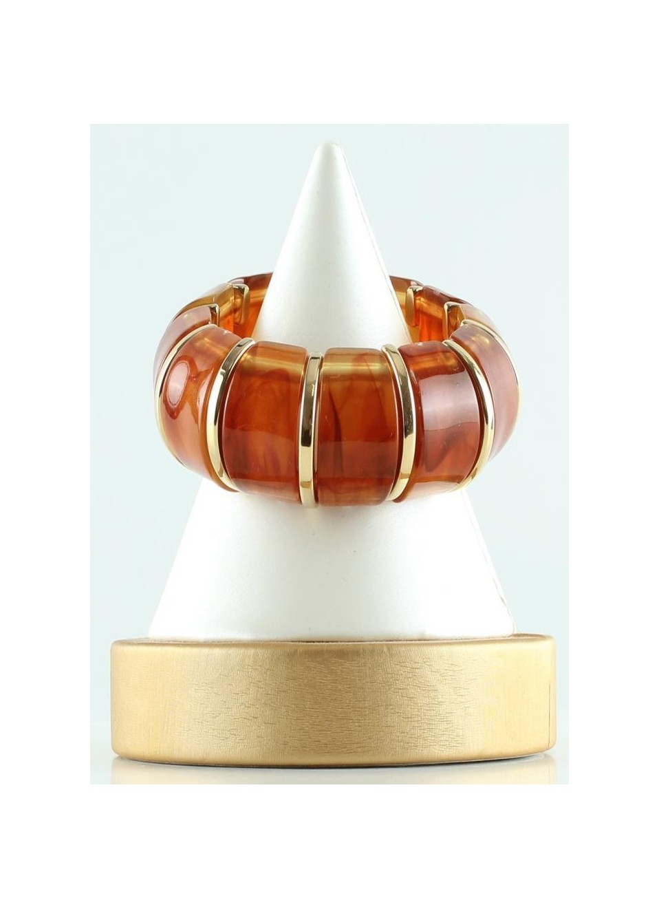 Pulsera elástica efecto nacar