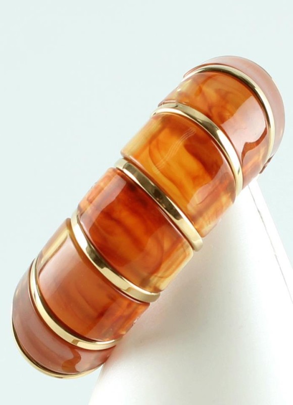 Pulsera elástica efecto nacar