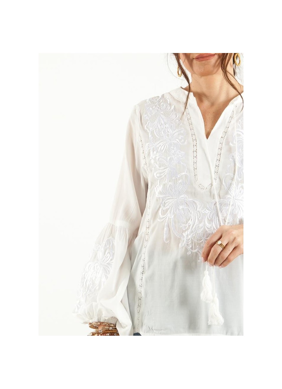 Blusa bordados