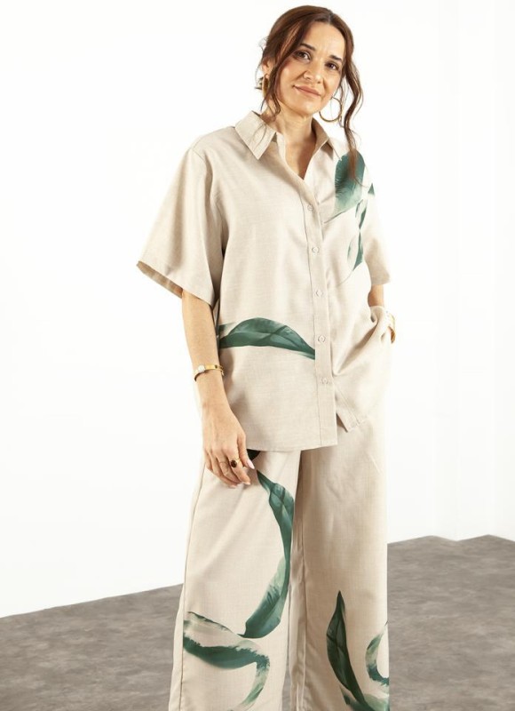 Camisa hojas