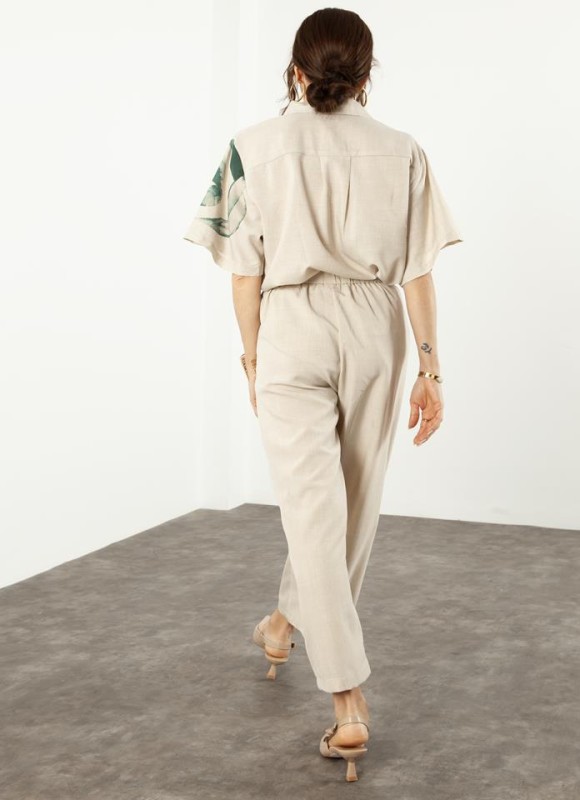 Pantalón hojas