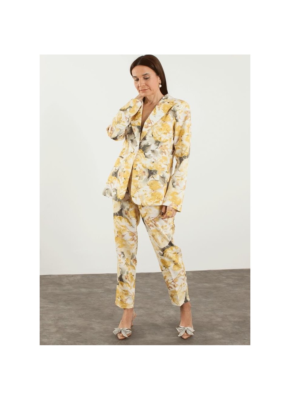 Pantalón vestir floral