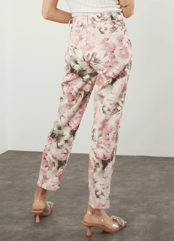 Pantalón vestir floral