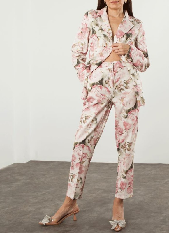 Pantalón vestir floral