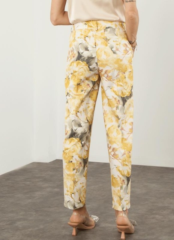Pantalón vestir floral