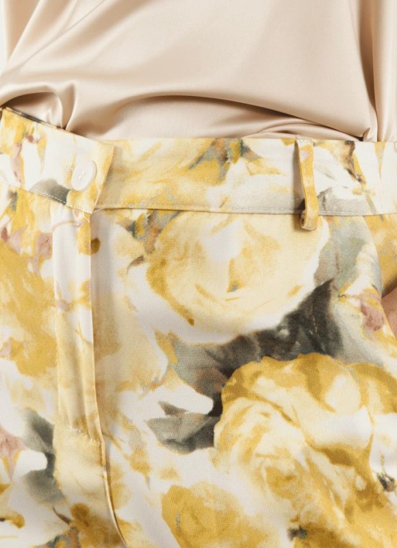 Pantalón vestir floral