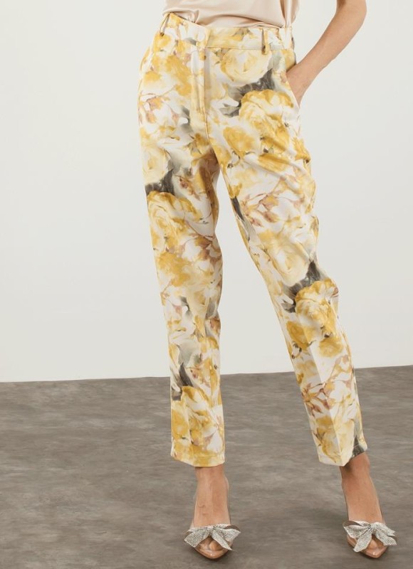 Pantalón vestir floral