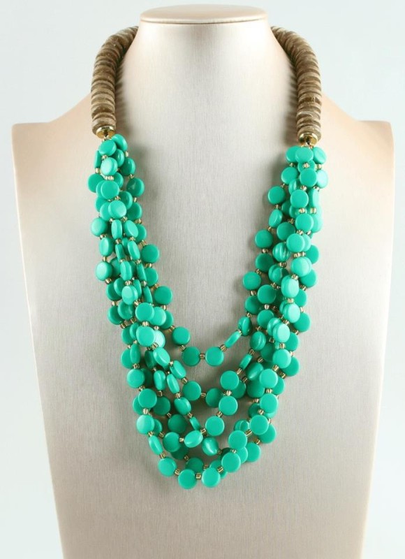 Collar efecto madera