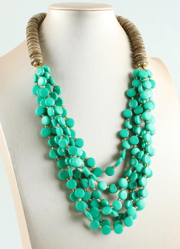 Collar efecto madera