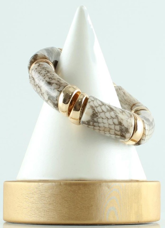 Pulsera elástica efecto nacar