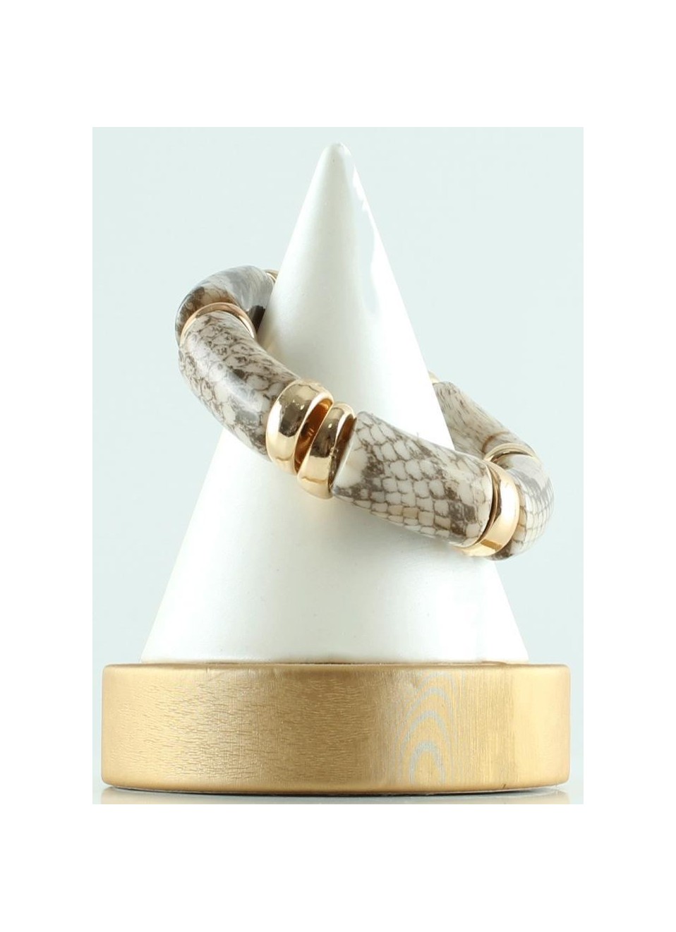 Pulsera elástica efecto nacar
