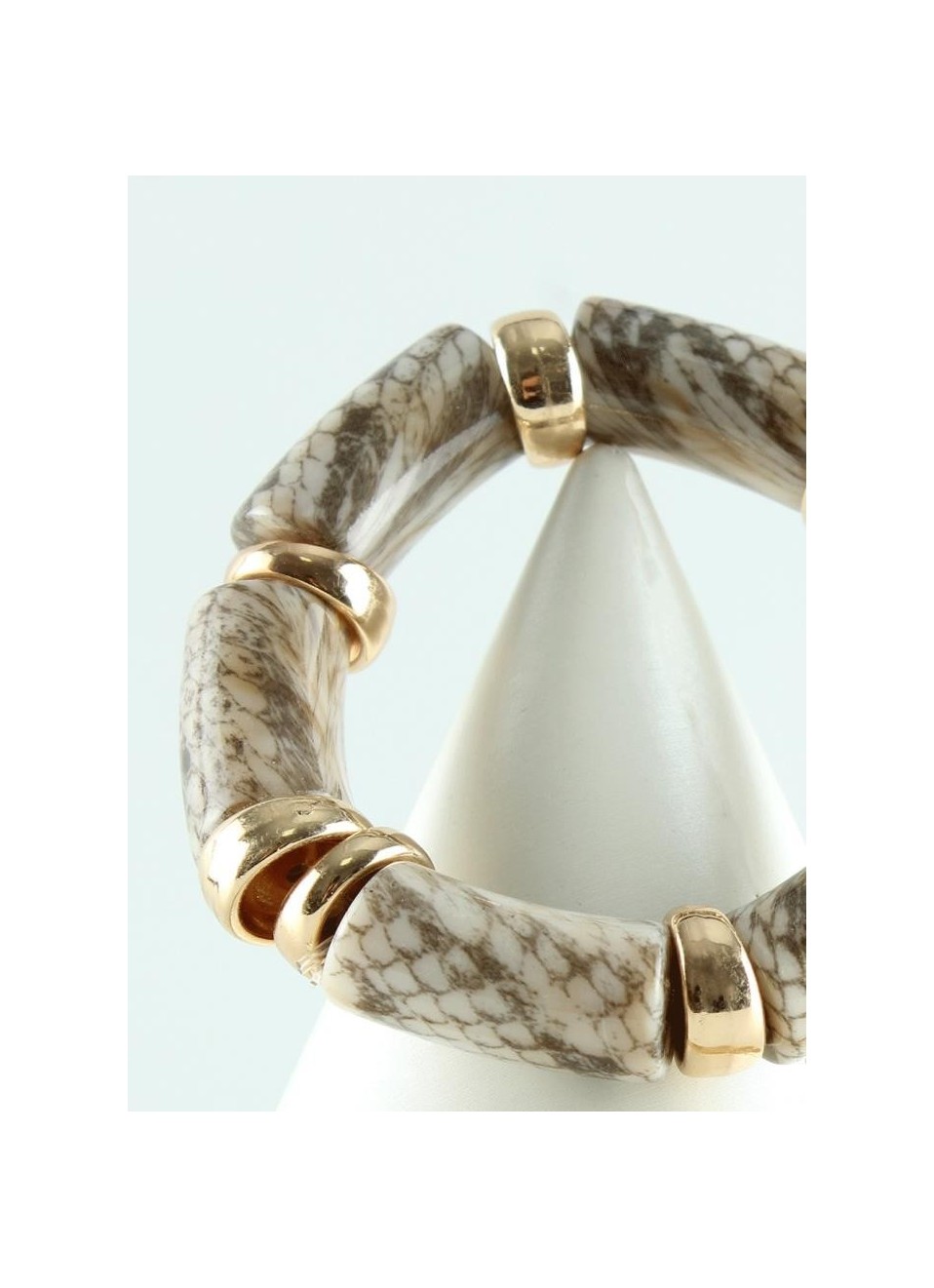 Pulsera elástica efecto nacar