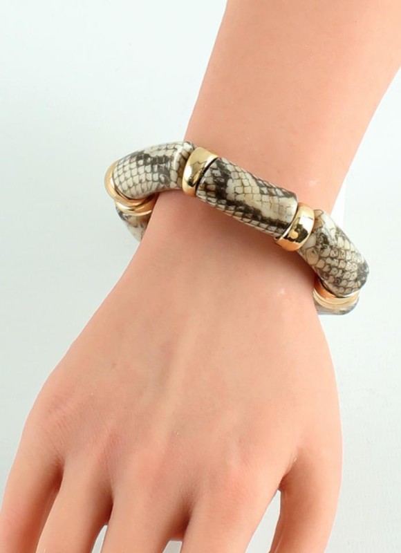 Pulsera elástica efecto nacar