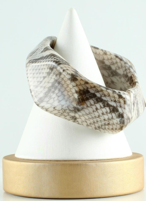 Pulsera bisagras animal print