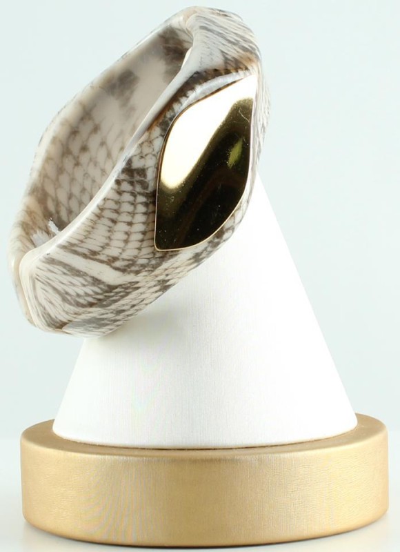 Pulsera bisagras animal print