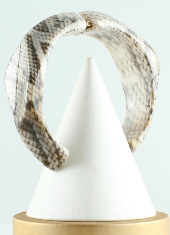 Pulsera bisagras animal print