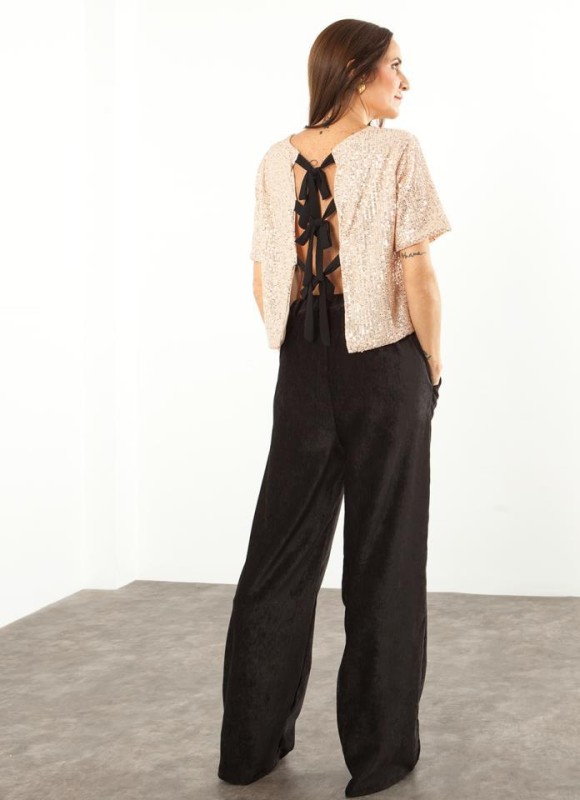 PANTALON vestir chenilla