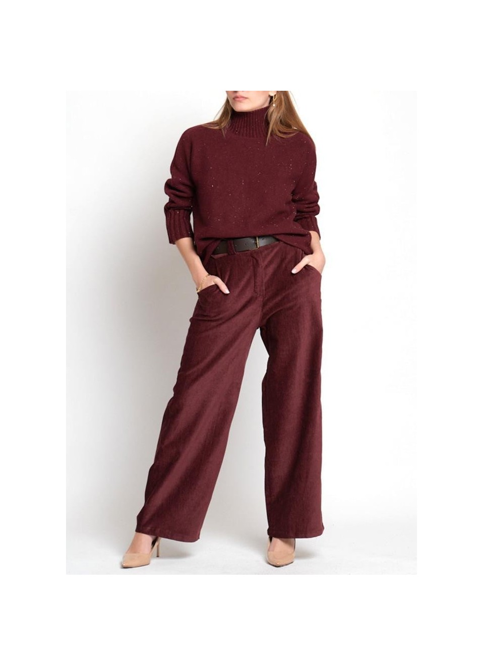 PANTALON vestir chenilla