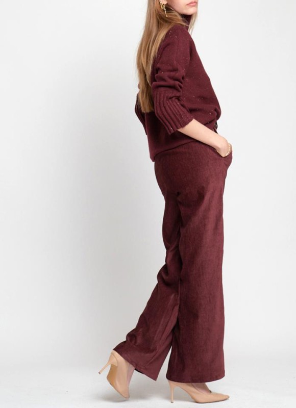 PANTALON vestir chenilla