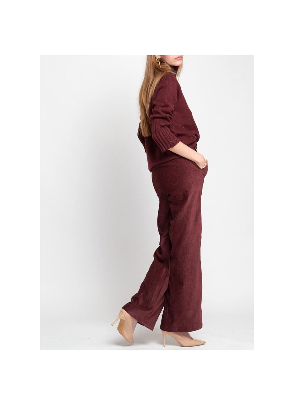 PANTALON vestir chenilla