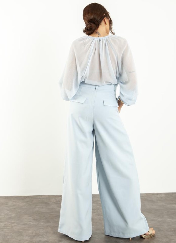 Pantalón vestir palazzo