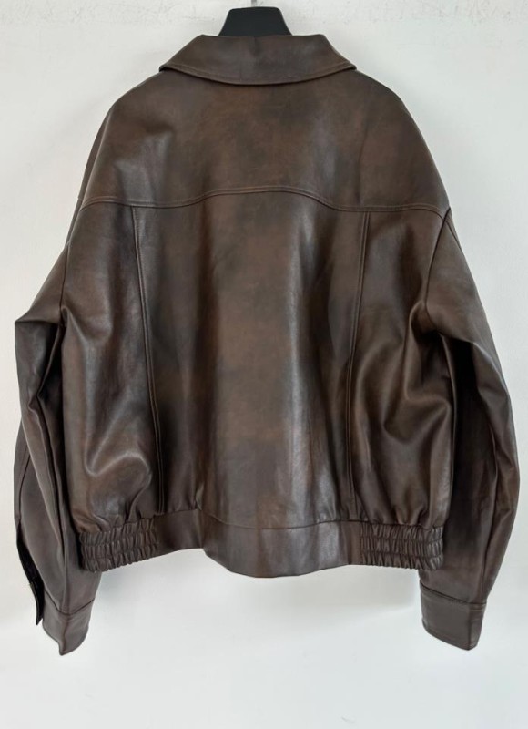 Cazadora polipiel oversize