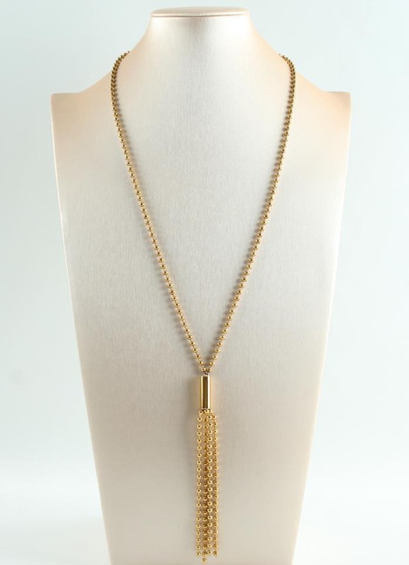 Collar largo bolas
