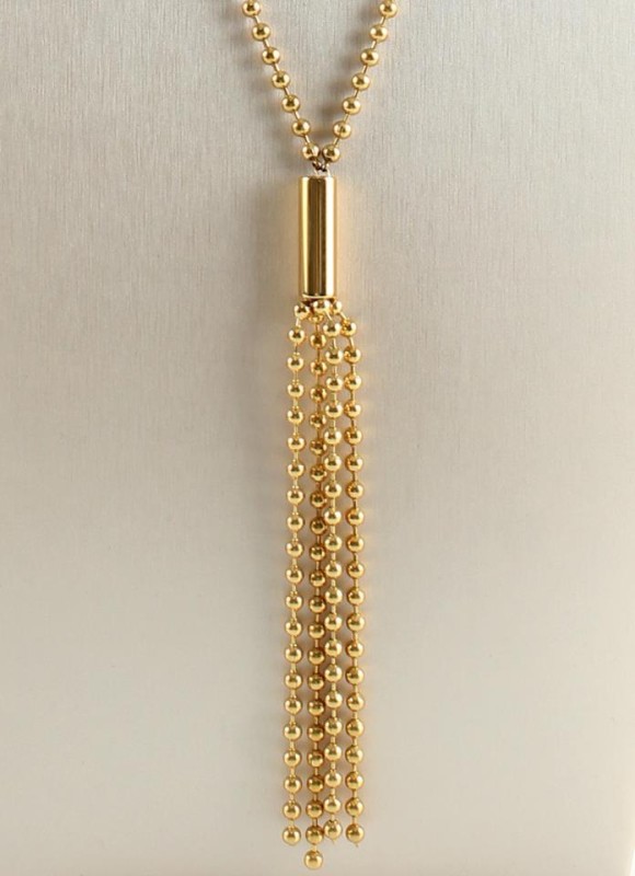 Collar largo bolas