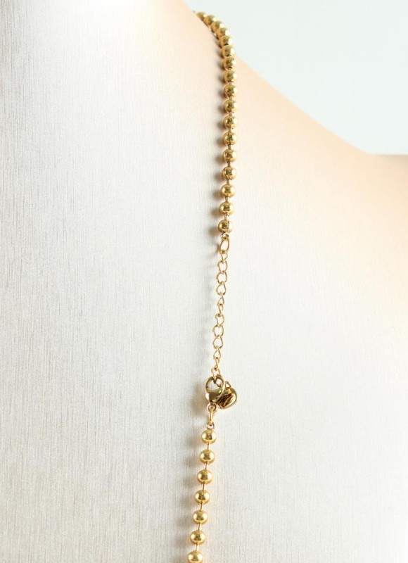 Collar largo bolas