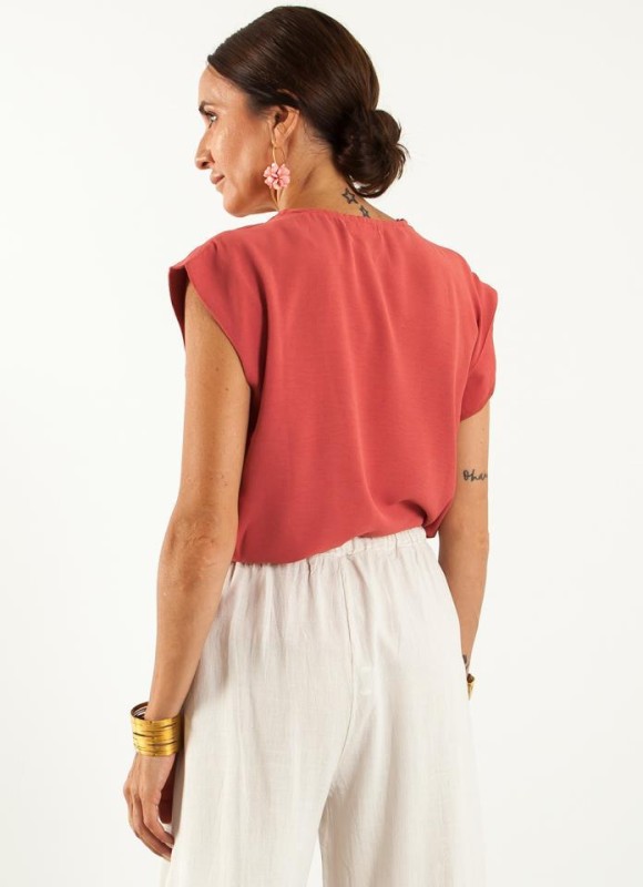 Blusa cruzada