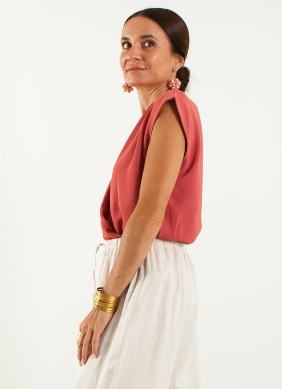 Blusa cruzada