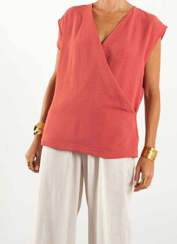 Blusa cruzada