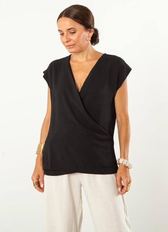 Blusa cruzada