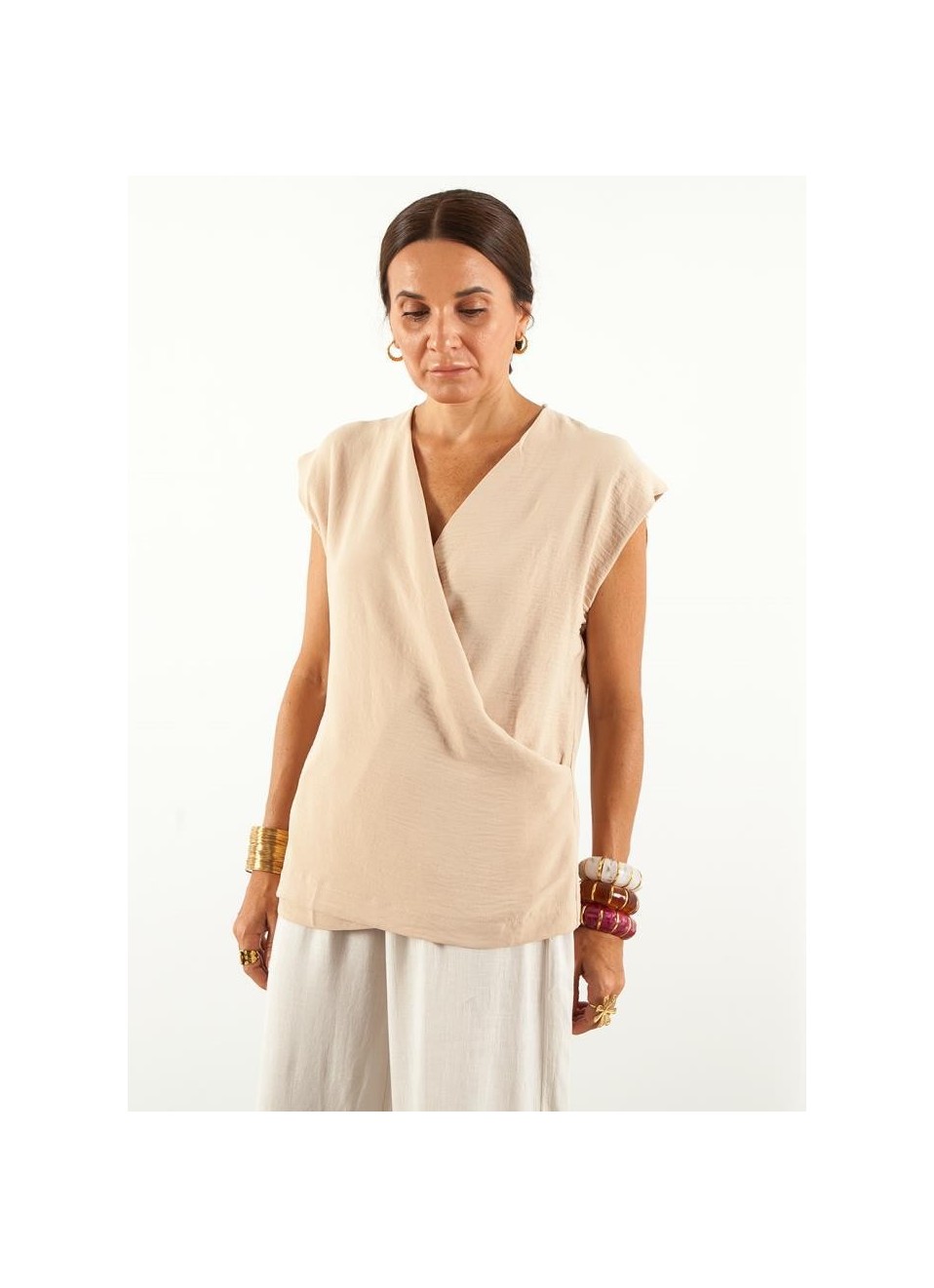 Blusa cruzada