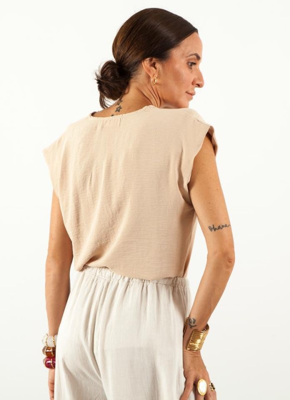 Blusa cruzada