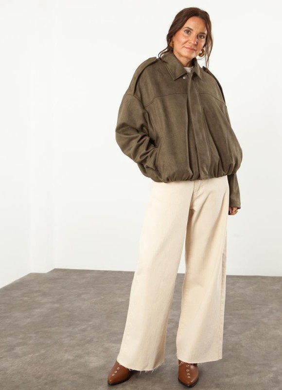 Chaqueta bomber efecto ante