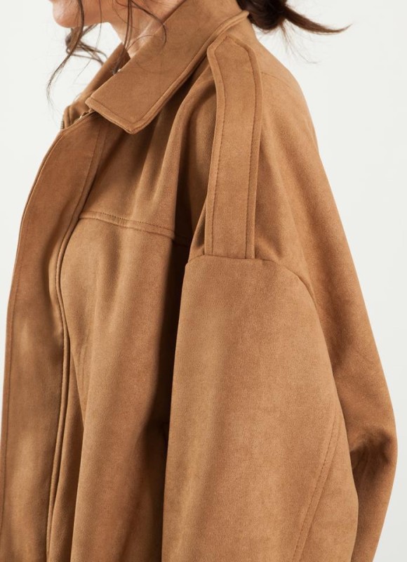 Chaqueta bomber efecto ante