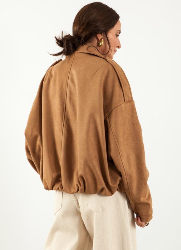 Chaqueta bomber efecto ante