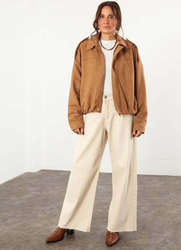 Chaqueta bomber efecto ante