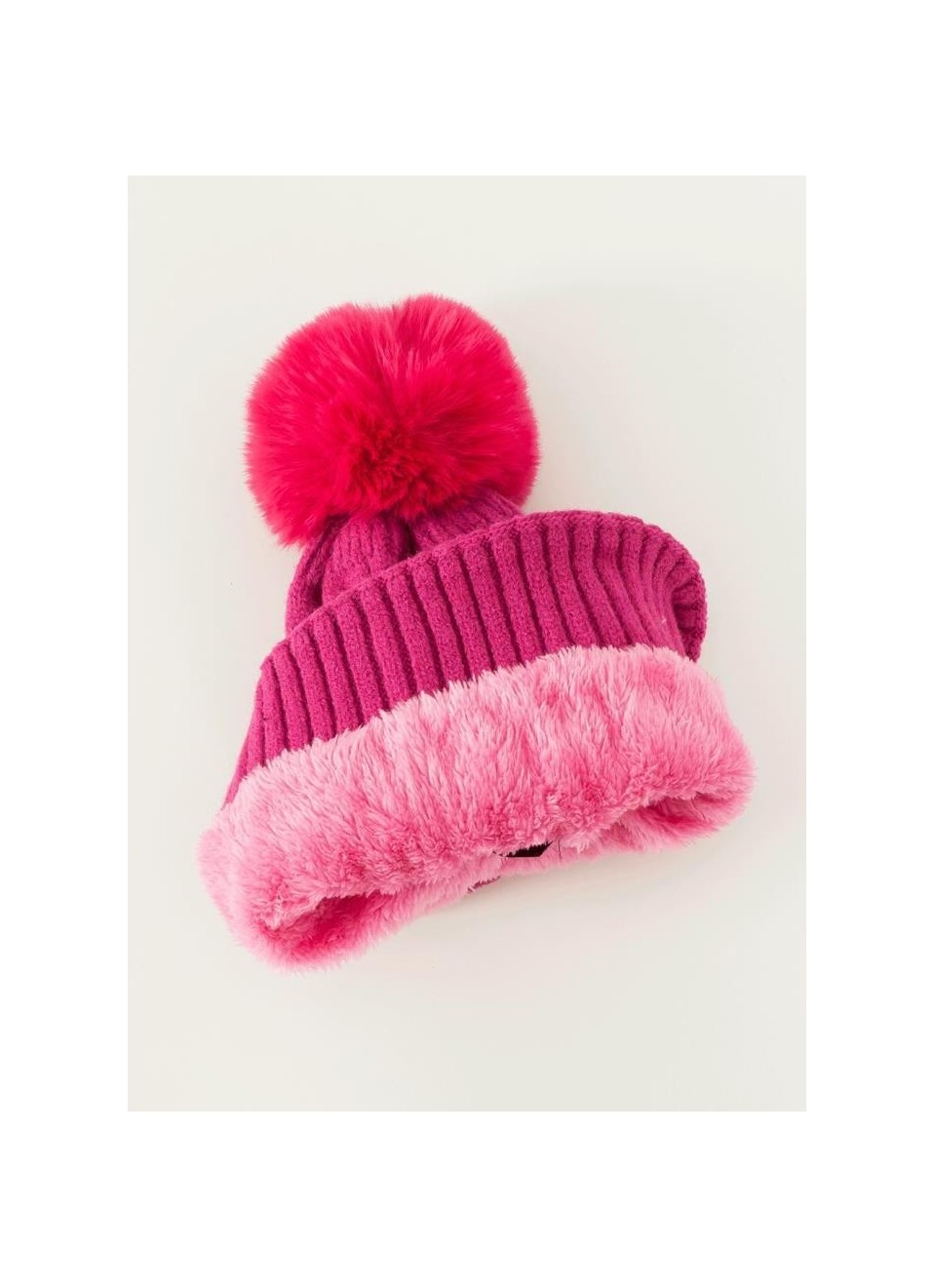 Gorro trenza pompom
