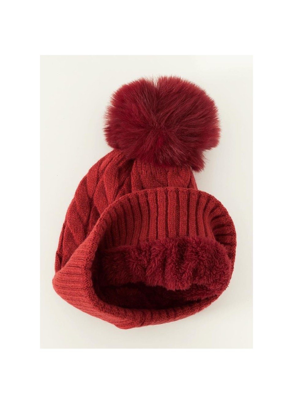 Gorro trenza pompom