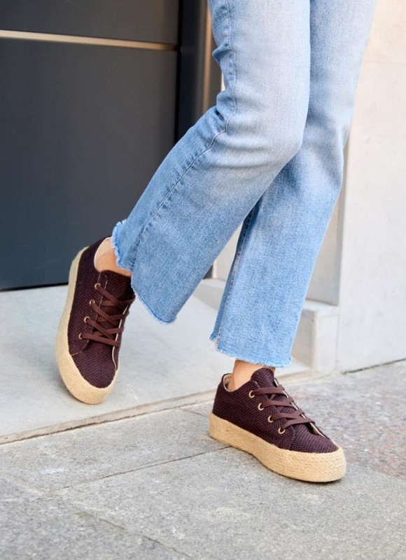 Zapatilla suela efecto yute